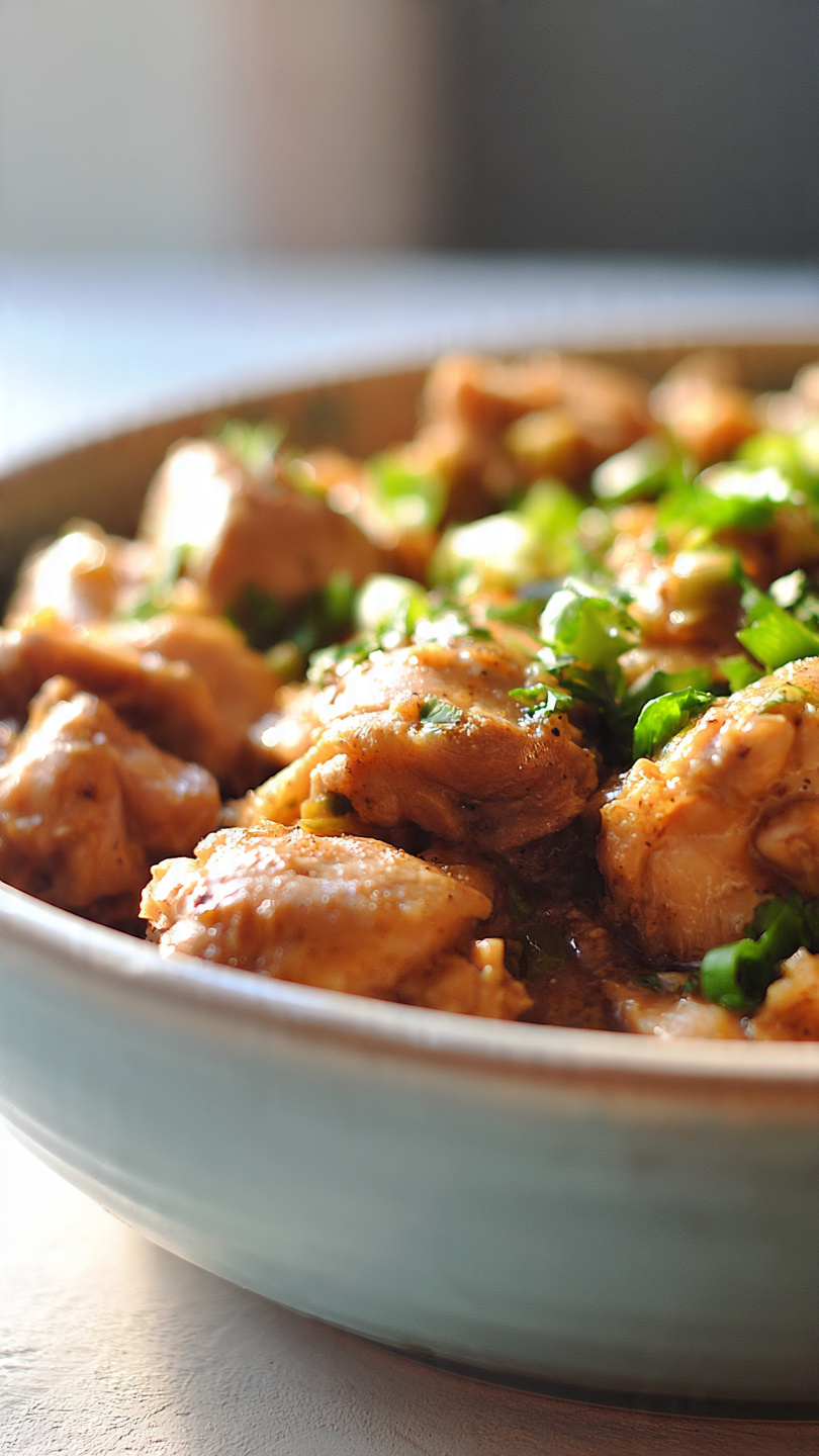 Crockpot Creamy Chicken Thighs