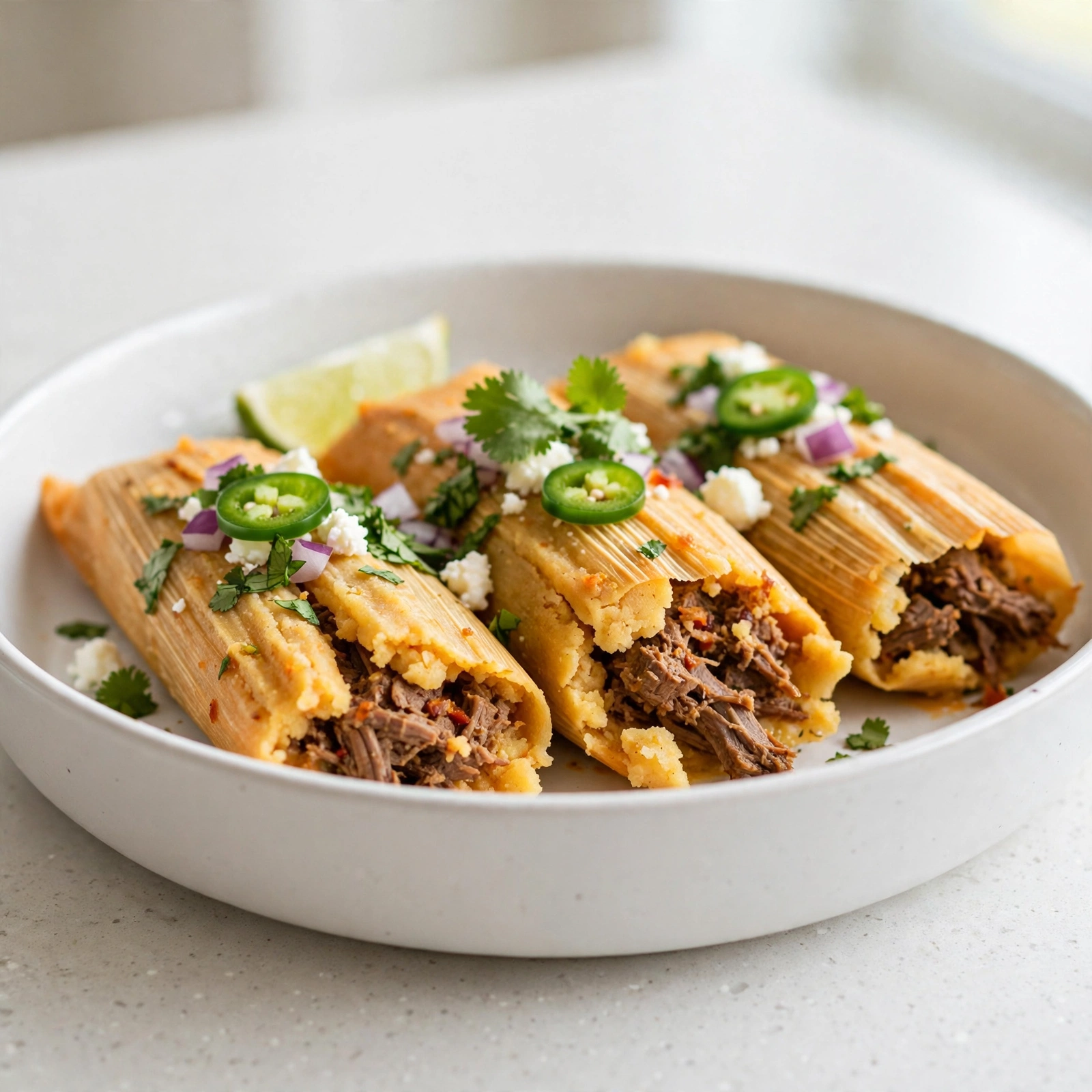 Homemade Beef Tamales